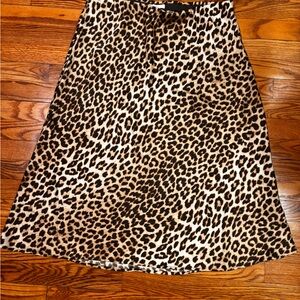 H&M Animal Print Skirt